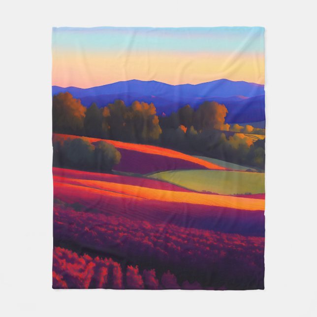 Shenandoah Virginia Vin Land Fleecefilt (Framsidan)