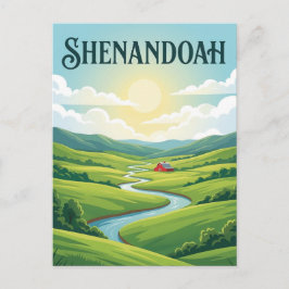 Shenandoahdalen Vykort