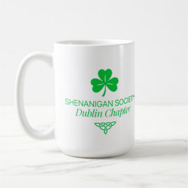 Shenanigan Society Dublin Chapter Vintage Heritage Kaffemugg