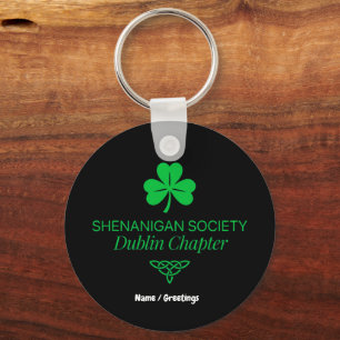 Shenanigan Society Dublin Kapitel Vintage Arv Nyckelring