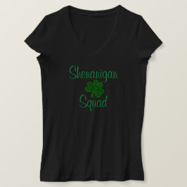 Shenanigan Squad Shamrock Pub Party Kvinnor i T Shirt