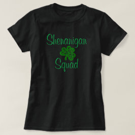 Shenanigan Squad Shamrock Pub Party Kvinnor i T Shirt