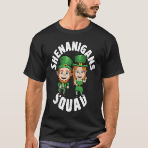Shenanigan Squad St patricks day Group Drinking T Shirt