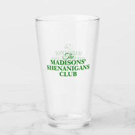 Shenanigan St Patricks Familjenamn Glaskopp