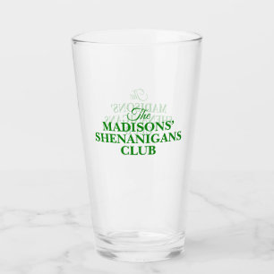 Shenanigan St Patricks Familjenamn Glaskopp