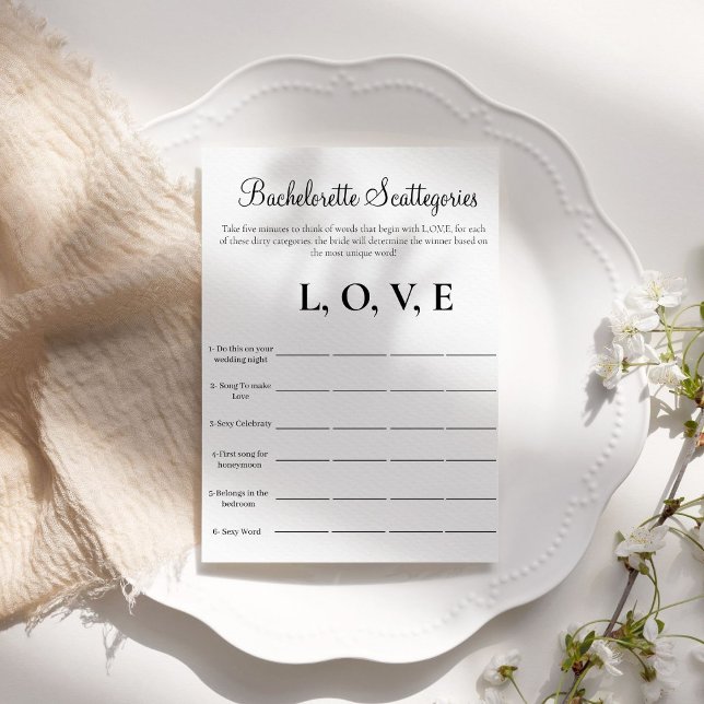Shenanigans Bröllopsspel bachelorette-fest spel Inbjudningar (Skapare uppladdad)