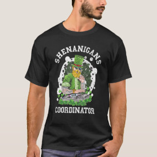 Shenanigans Coordinator Funny Coola St Patrick S D T Shirt