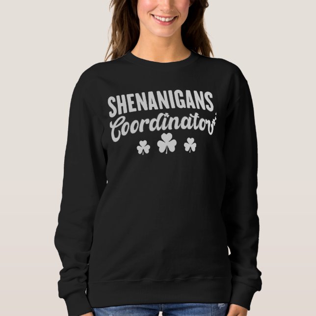 Shenanigans Coordinator Funny St patricks day Teac T Shirt (Framsida)