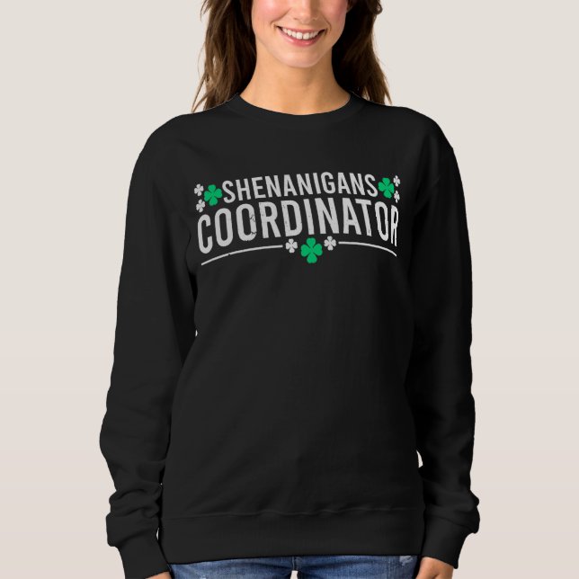 Shenanigans Coordinator Funny St patricks day Teac T Shirt (Framsida)