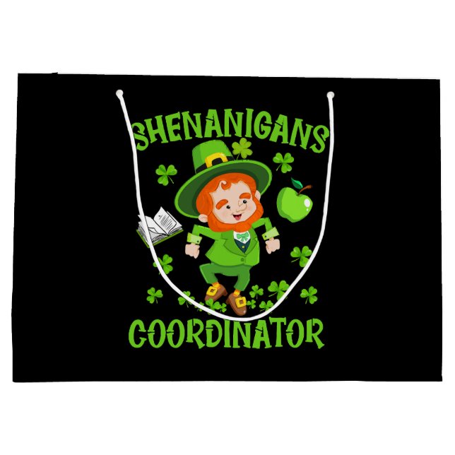 Shenanigans Coordinator Funny Teacher St Patrick's (Baksidan)