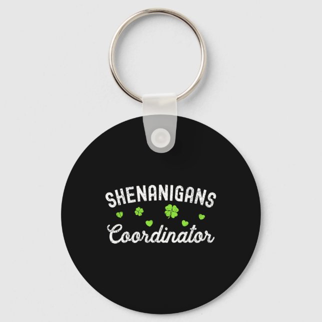 Shenanigans Coordinator Lycklig St patricks day Te Nyckelring (Framsida)