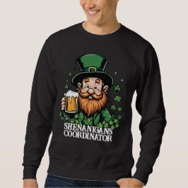 Shenanigans Coordinator Roligt Leprechaun Lång Ärmad Tröja