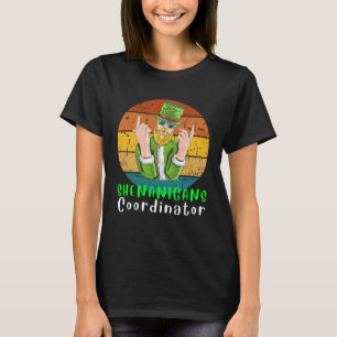 Shenanigans Coordinator Shamrock Leprechaun Unicor T Shirt