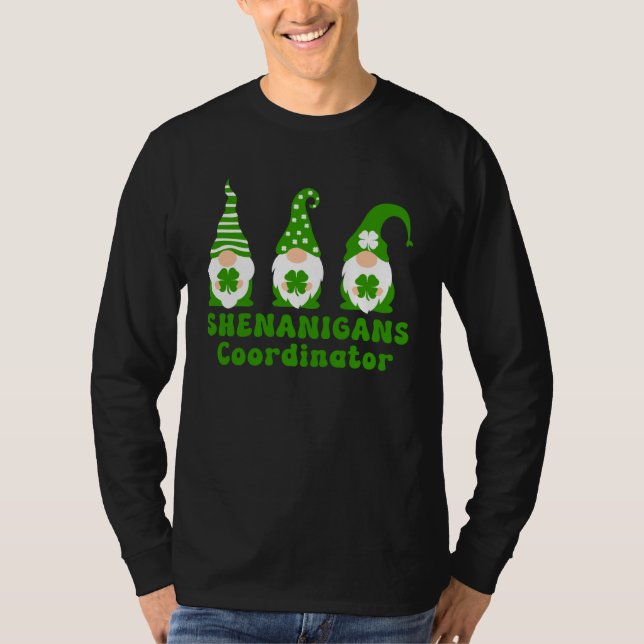 Shenanigans Coordinator  St Patrick s Day Shenanig T Shirt (Framsida)
