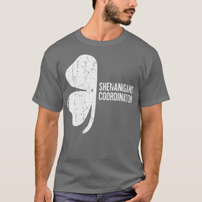 Shenanigans Coordinator St patricks day Gift T Shirt (Framsida)