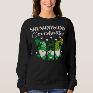Shenanigans Coordinator St patricks day Gnomes Gre T Shirt