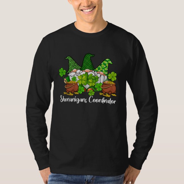 Shenanigans Coordinator St Patricks Day Teacher Gn T Shirt (Framsida)