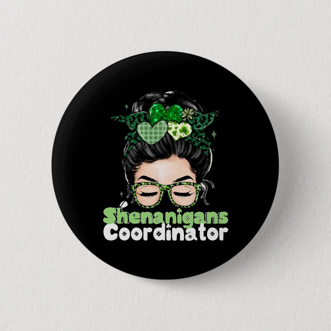 Shenanigans Coordinator St patricks day Women 1 Knapp (Framsida)