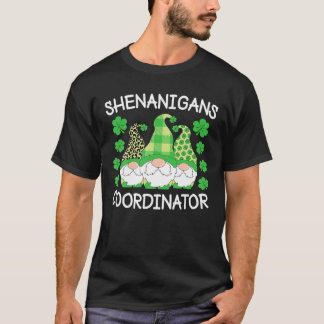 Shenanigans Coordinator Teacher St. Patricks Day T Shirt