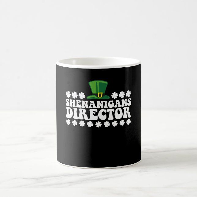 Shenanigans Director Groovy St patrick's day Irish Kaffemugg (Center)