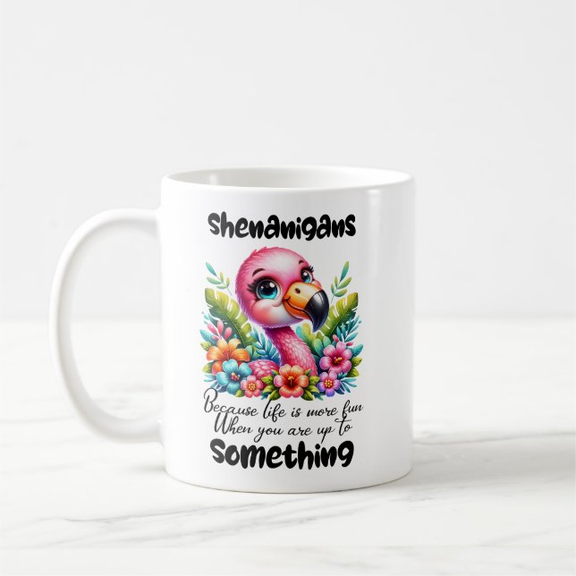 Shenanigans Flamingo Mugg (Vänster)