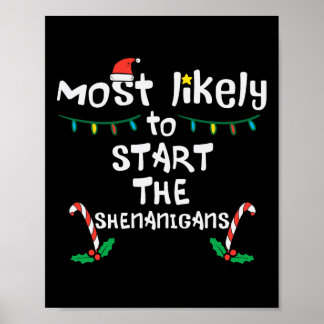 Shenanigans jul-Julafton Famil Poster