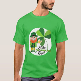 Shenanigans Leprechaun Shamrock St Patrick's Day T Shirt