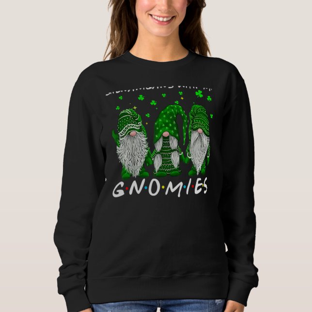 Shenanigans med min Gnomies St Patrick S Day Gnome T Shirt (Framsida)