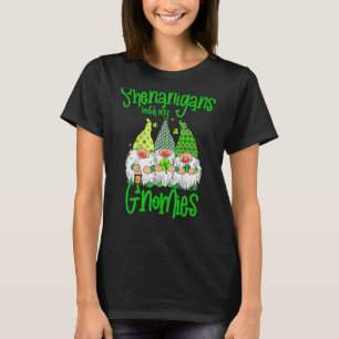 Shenanigans med min Gnomies St Patrick S Day Gnome T Shirt