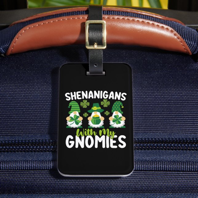 Shenanigans med mina Gnomies Gnome St patrick's da Bagagebricka (Framsida Insitu 2)