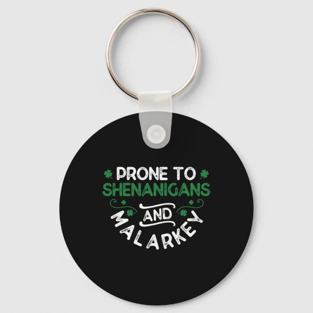 Shenanigans Och Struntprat St. Paddys  Nyckelring (Framsida)
