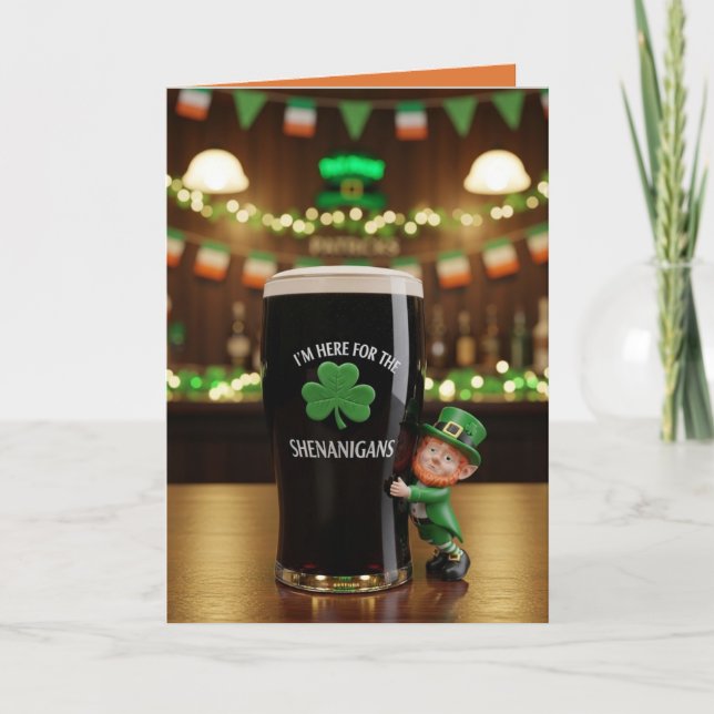 Shenanigans Saint Patrick's Day Kort (Framsida)