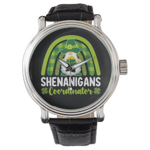 Shenanigans samordnare Gnomes St Patrick's Day Armbandsur