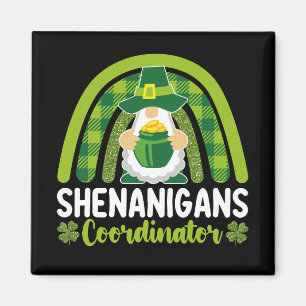 Shenanigans samordnare Gnomes St Patrick's Day Magnet