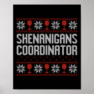 Shenanigans samordnare jul ful jultröja poster