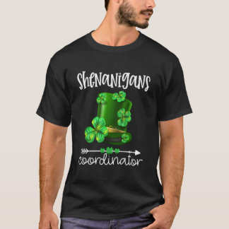 Shenanigans samordnare lärare St Patrick'S Day T Shirt