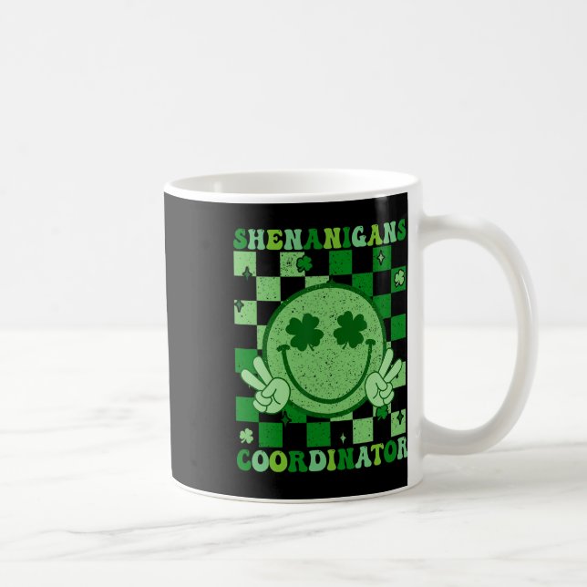 Shenanigans samordnare Retro Groovy Leende St Patr Kaffemugg (Höger)