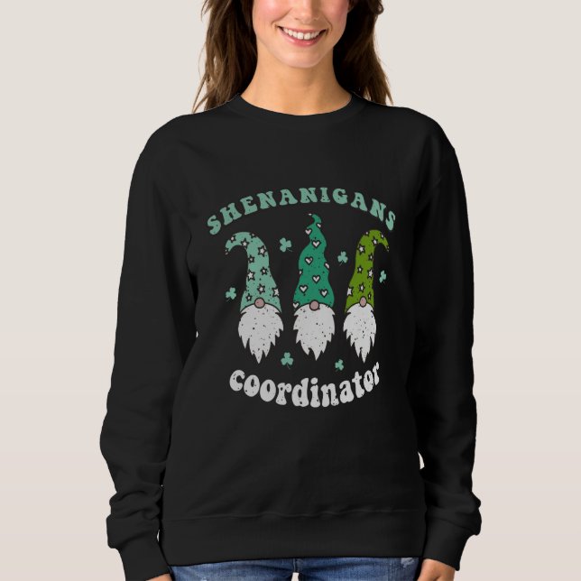 Shenanigans samordnare Retro St Patricks Day T Shirt (Framsida)