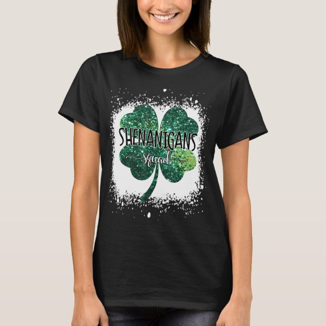 Shenanigans Squad C St. Patrick's Day T Shirt (Framsida)