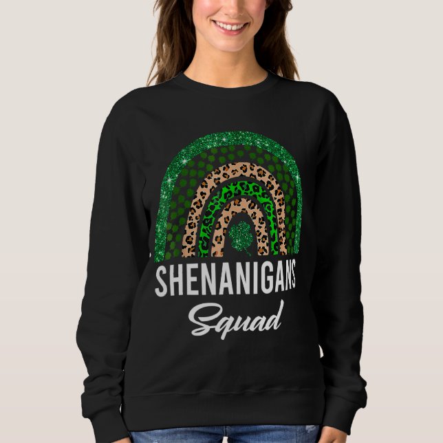 Shenanigans Squad Funny St patricks day Costume Ra T Shirt (Framsida)