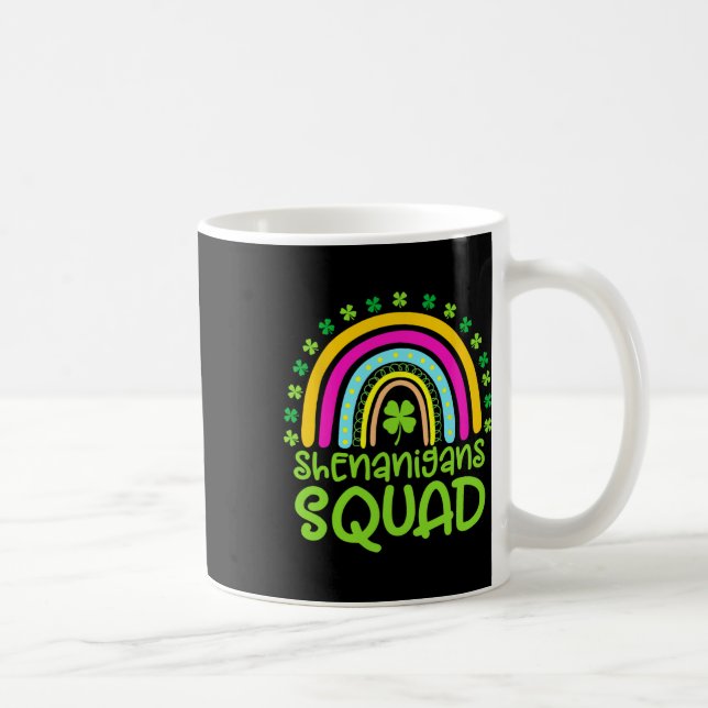 Shenanigans Squad Glad St Patrick's Day Regnbåge S Kaffemugg (Höger)