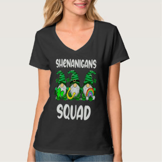 Shenanigans Squad Gnomes St Patrick's Day Men Wome T Shirt