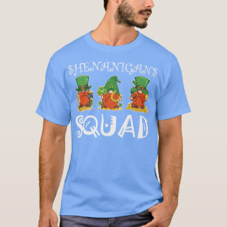 Shenanigans Squad Gnomies St patrick's day Manar W T Shirt