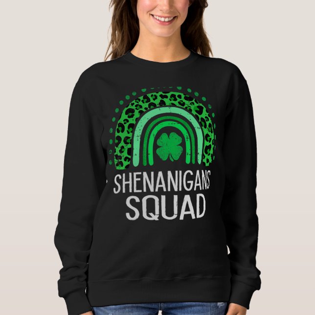 Shenanigans Squad Irish St Saint patrick S Day Fu T Shirt (Framsida)