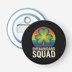 Shenanigans Squad Matchande St Patricks Day Grupp Flasköppnare