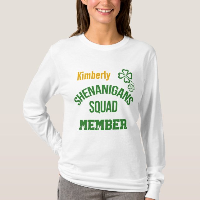 Shenanigans Squad Medlem T Shirt (Framsida)