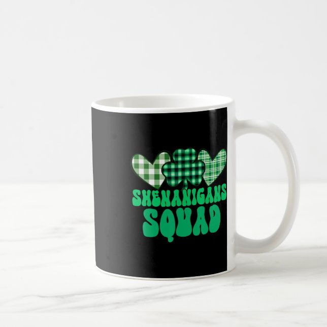Shenanigans Squad Prone to Malarkey St. Patrick's Kaffemugg (Höger)