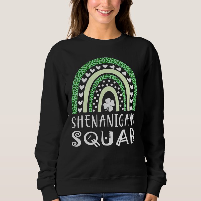 Shenanigans Squad St Patrick S Day Manar Women Kid T Shirt (Framsida)