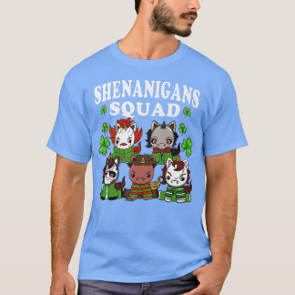 Shenanigans Squad St patricks day Chibi Horror T Shirt