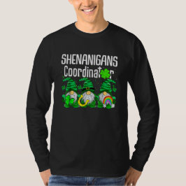Shenanigans Squad St patricks day Gnomes Family T Shirt